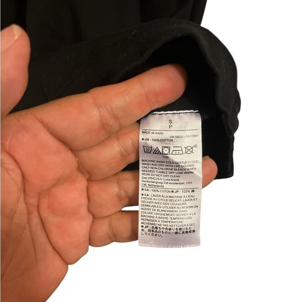 Banana Republic Black Polo Shirt Classic Style - Picture 4 of 4